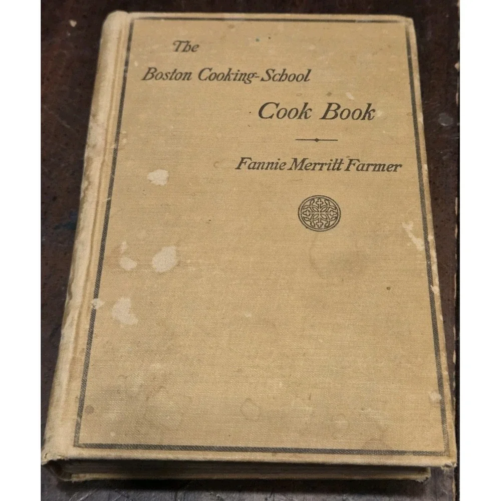 The Boston Cooking School Cook Book By Fannie Merritt 1902 Hard Back  Great Cond
